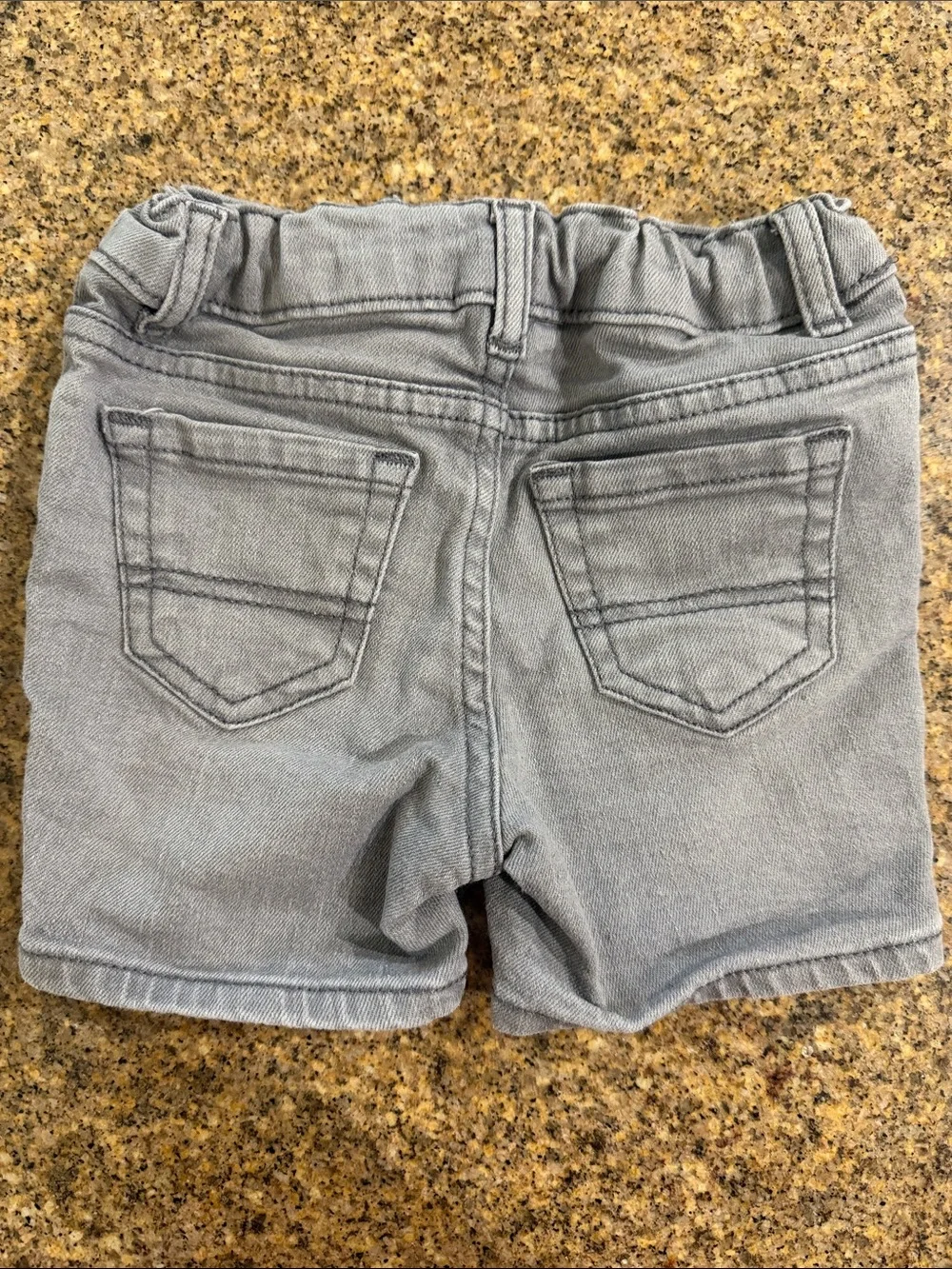 The Children's Place Light Gray Denim Shorts